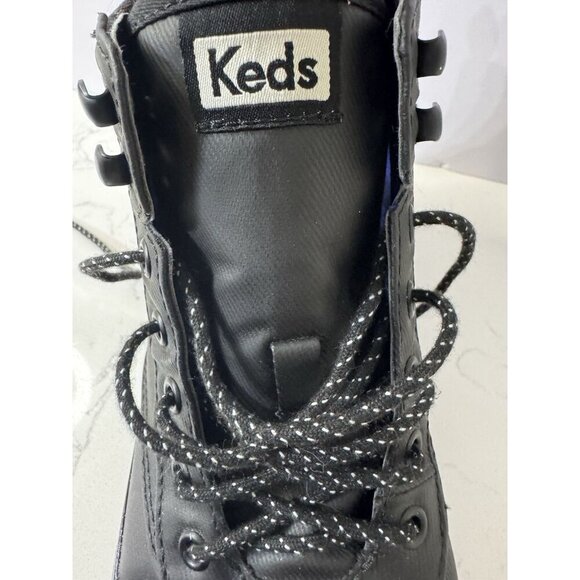 Keds Boots Womens Size 9 Scout Splash Duck Rain Ortholite Black Blue Waterproof - Picture 7 of 15